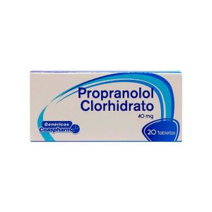 Propranolol 40 Mg X 20 Tab Coaspharma
