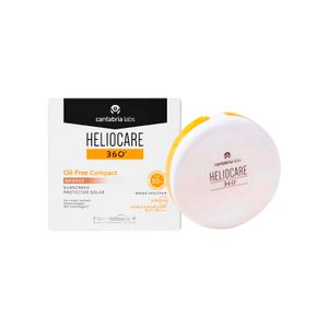 Heliocare 360 Oil Free Compacto Color Bronze X 10 G