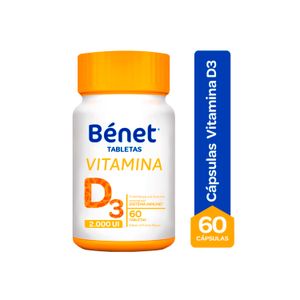 Vitamina D3 2000 Ui Benet 60 Tabs