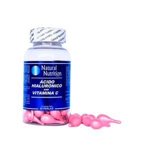 Acido Hialuronico + Vitamina C X 60 Perlas.Consig