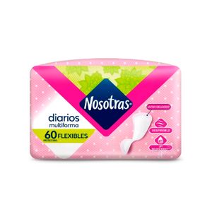 Prot.Nosotras Diarios Flexibles X 60Unds
