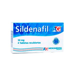 Sildenafil 50 Mg 4 Tabletas Ag
