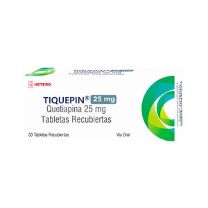 Tiquepin (Quetiapina) 25Mg X 30 Tb Hetero