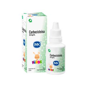 Carbocisteina 50 Mg/Ml X 30 Ml Gotas Mk Sabor Naranja Dulce Niños