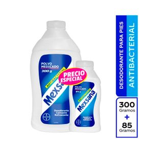 Talco Mexsana 300Grs + Talco 85Grs