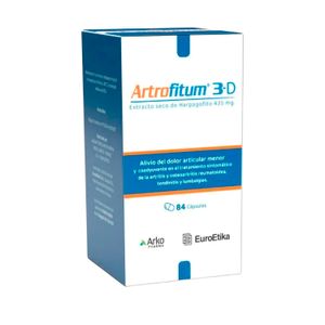 Artrofitum 3-D Polvo Harpagofito 435 Mg X 84 Capsulas Frasco