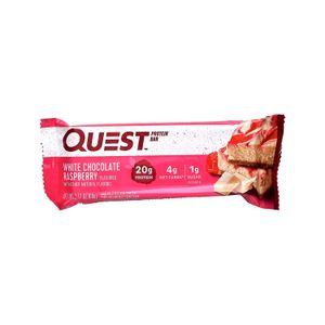 Barra de Proteina Chocolate Blanco Raspberry Quest X 60 G