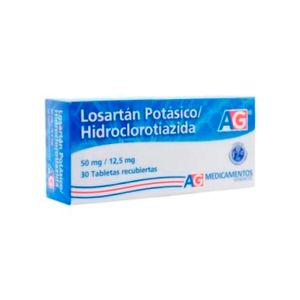 Losartan Pot/Hidrocl. 50Mg/12.5Mg X 30Tbs