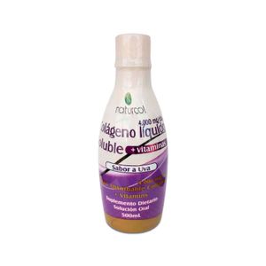 Colageno Liquido Soluble - Vitaminas Sabora Uva X 500 Ml