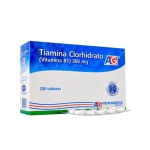 Tiamina 300 Mg 250 Tabletas Ag