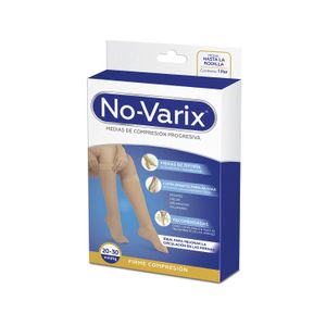 Media No-Varix 20-30 Mmgh Rodilla Transparente Talla: S Beige Ref 10108202