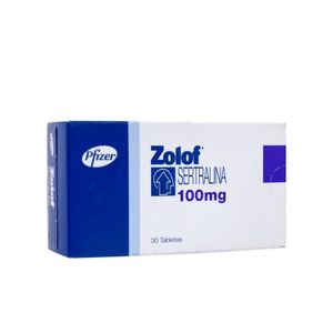 Zolof (Sertralina) 100 Mg 30 Tabletas