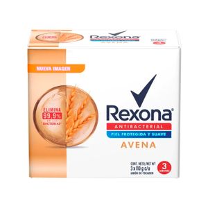 3 Jabones Rexona Antibac.Avena 110 G